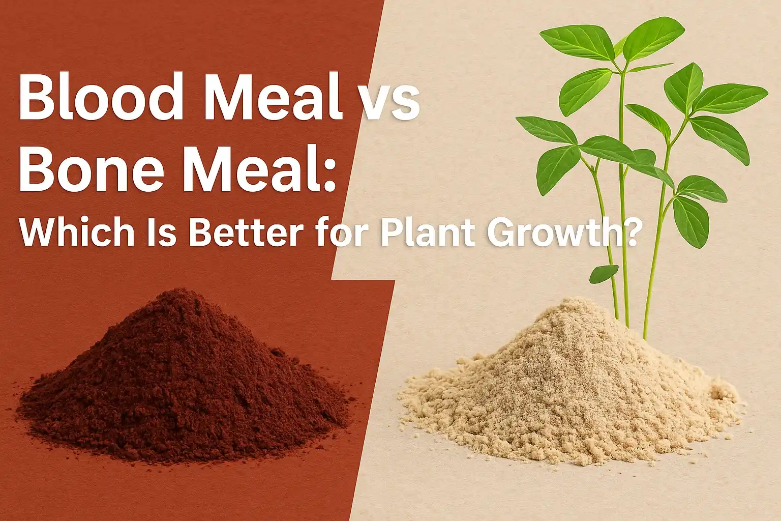 Blood Meal vs Bone Meal: Which Is Better for Plant Growth?