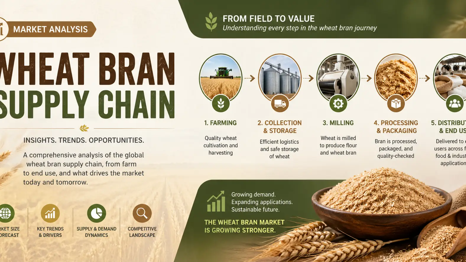 Wheat Bran Supply Chain 2026: Global Trade, Pricing & Logistics Outlook