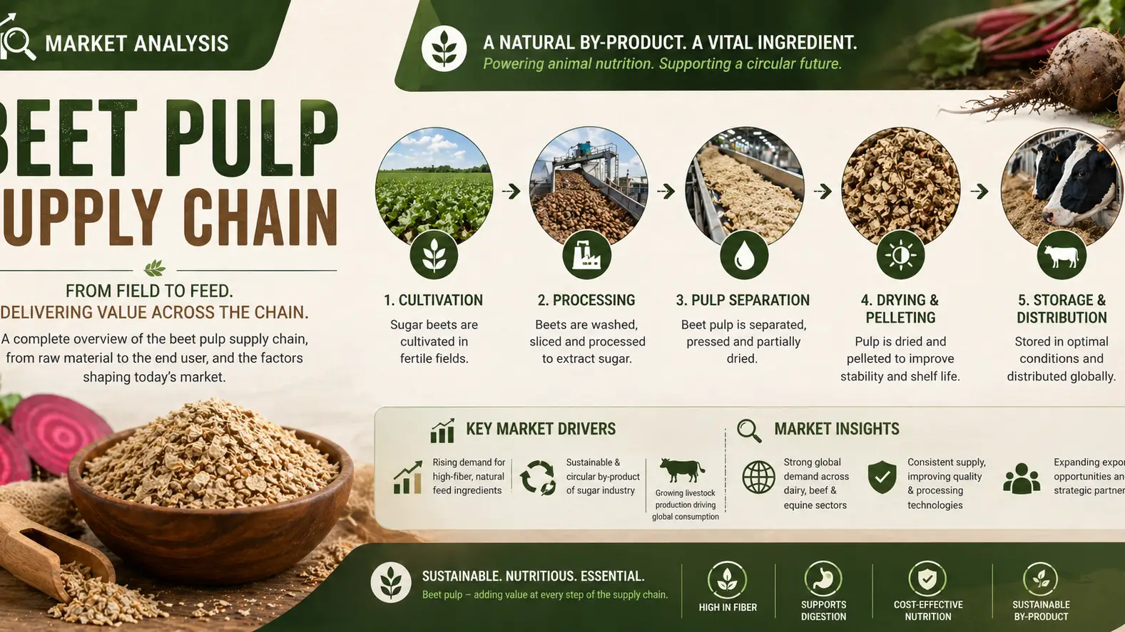Beet Pulp Supply Chain 2026: Global Trade, Logistics and Market Dynamics