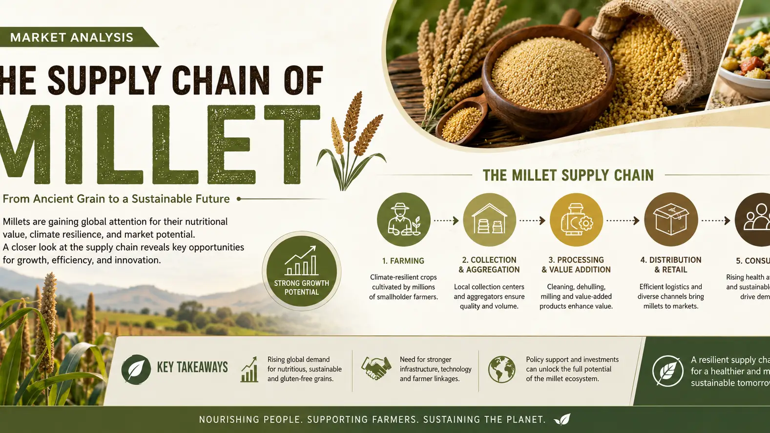 Millet Supply Chain Market Analysis 2026: Trade, Processing, and Growth