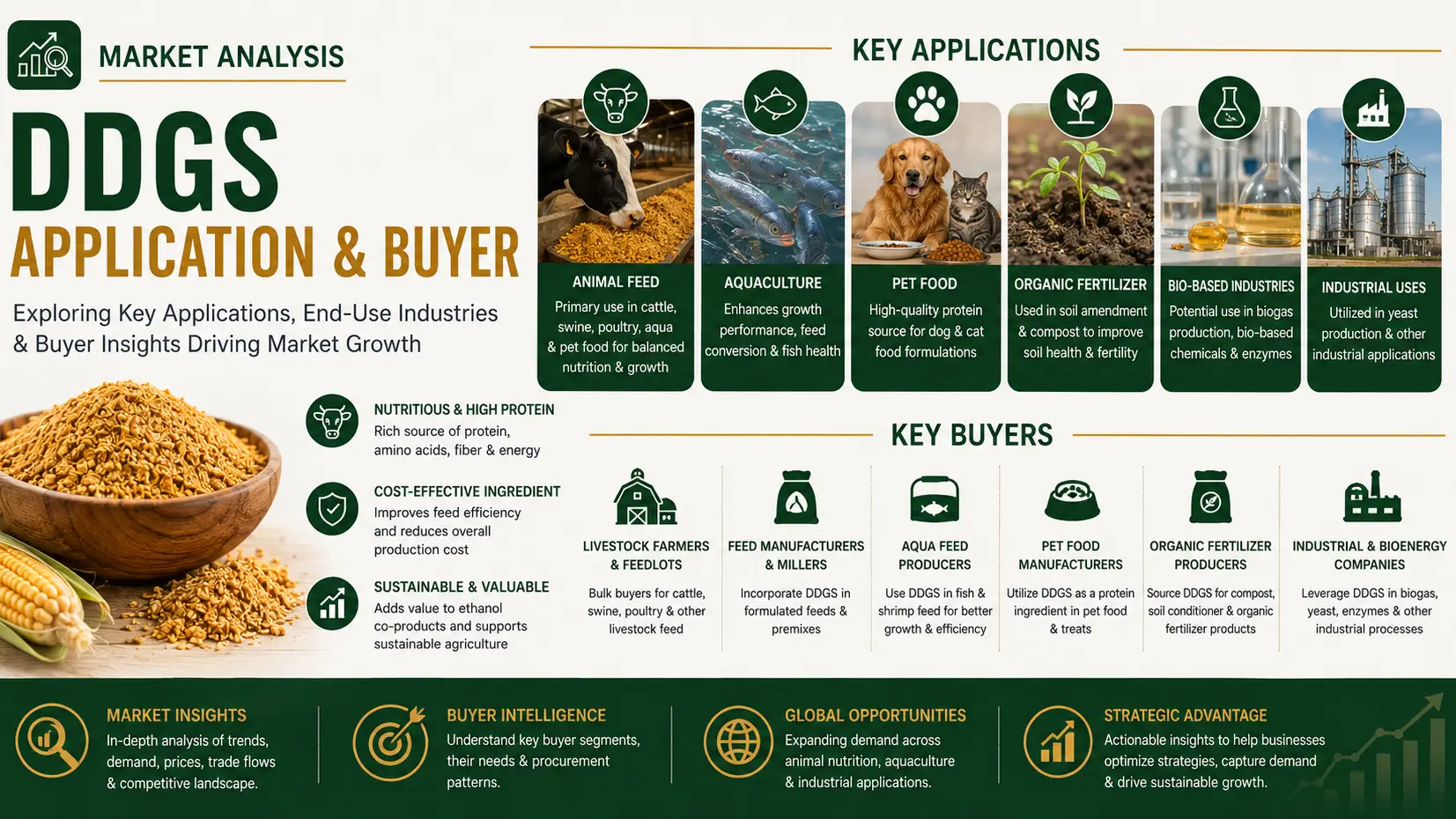 DDGS Market 2026: Applications, Buyers and Global Feed Trade Dynamics