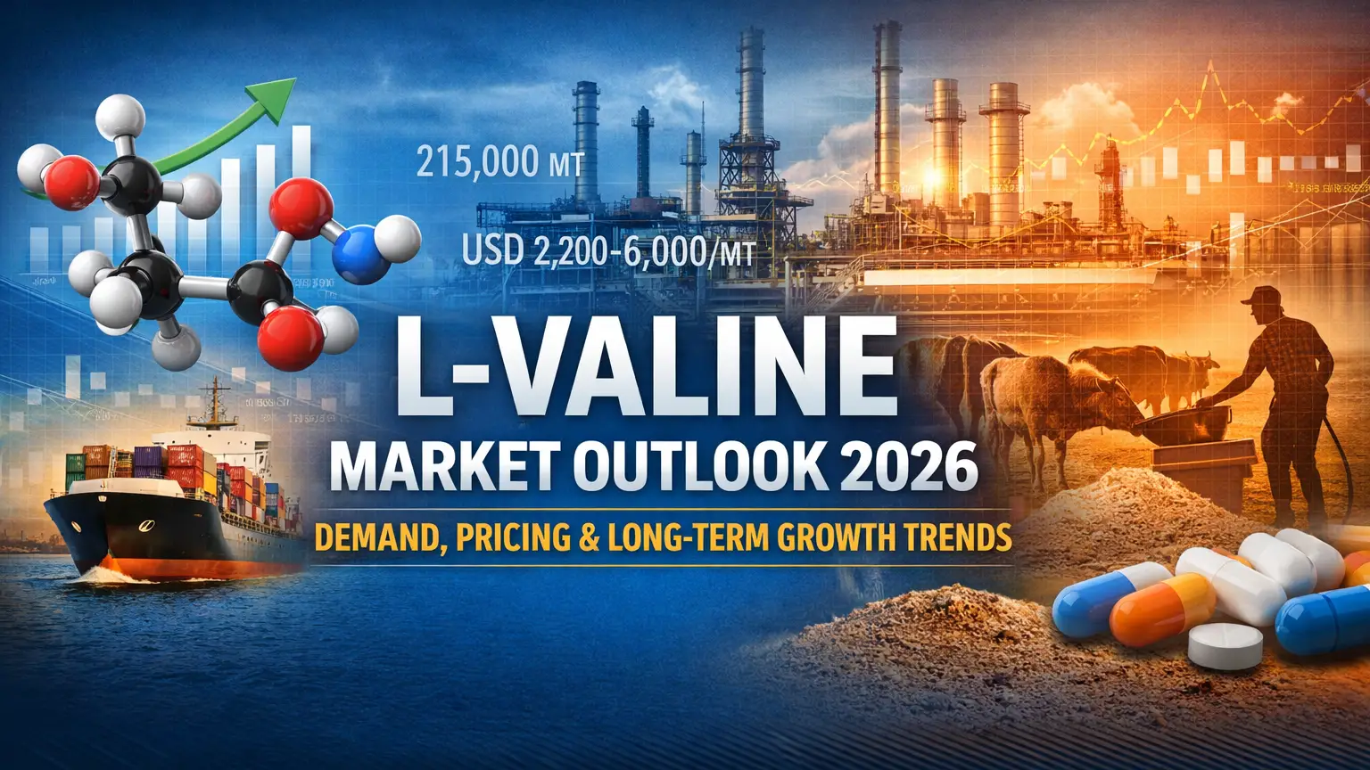 Perspectivas del mercado de L-Valina para 2026: demanda, precios y tendencias de crecimiento a largo plazo