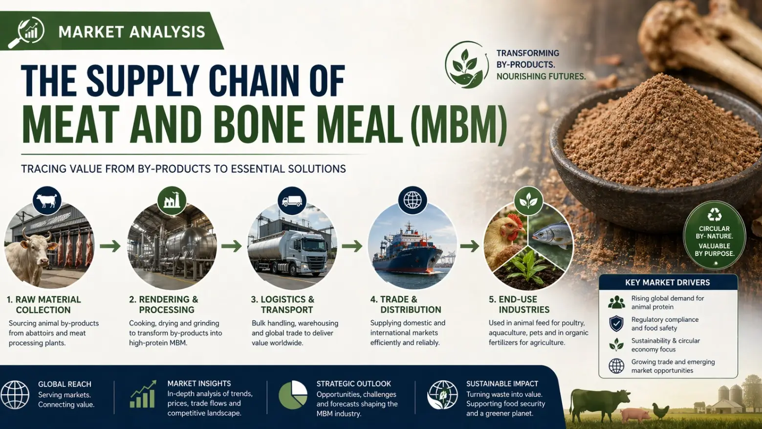 Global Meat and Bone Meal Supply Chain Outlook Amid Feed Industry Expansion