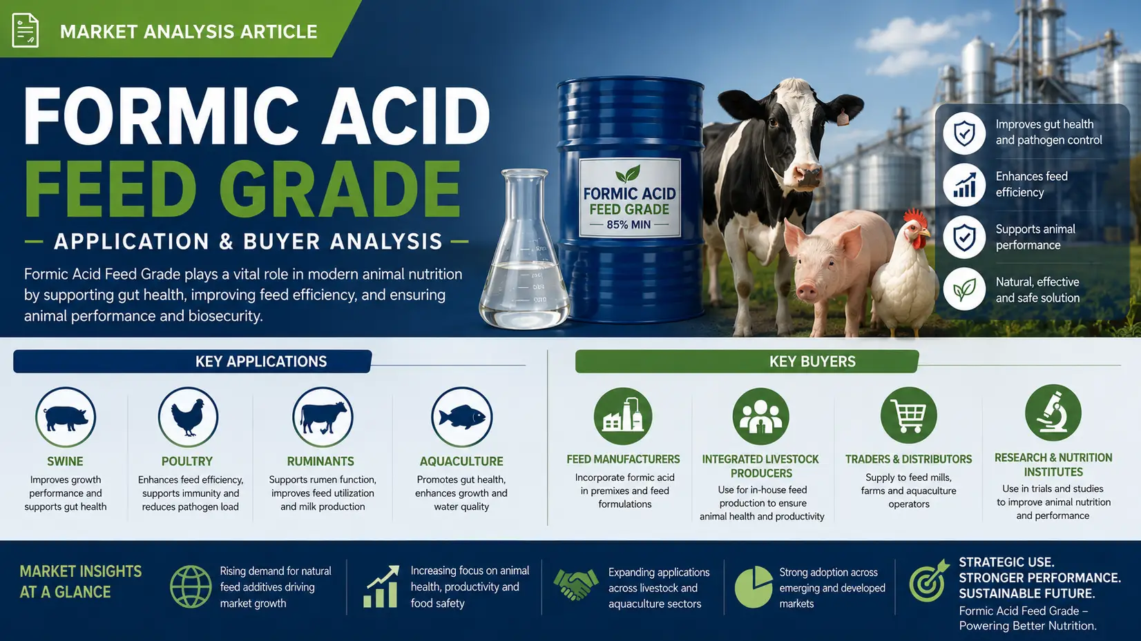 Formic Acid Feed Grade: Expanding Livestock Applications and Global Buyers
