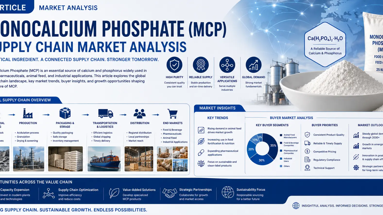 Monocalcium Phosphate Supply Chain Outlook and Global Trade Dynamics 2026