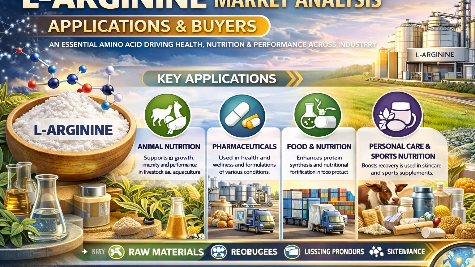 L-Arginine Market 2026: Applications, Buyers, and Global Demand Trends