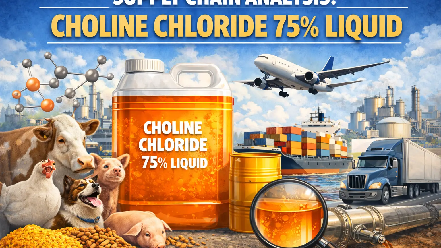 Choline Chloride 75% Liquid Supply Chain Dynamics and Global Trade Outlook 2026