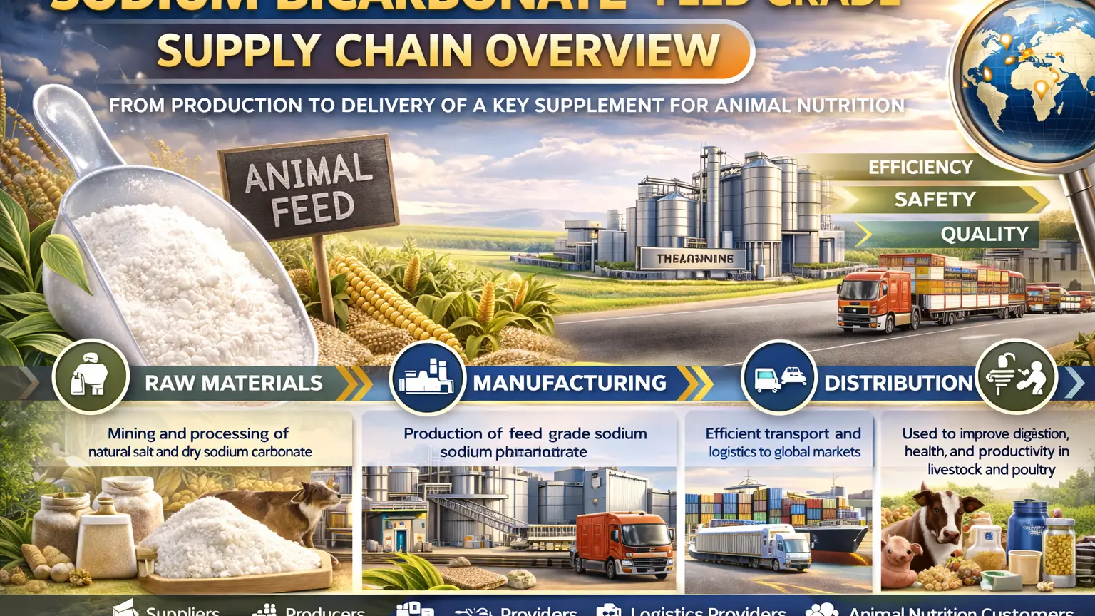 Global Sodium Bicarbonate Feed Grade Supply Chain Analysis Outlook 2026