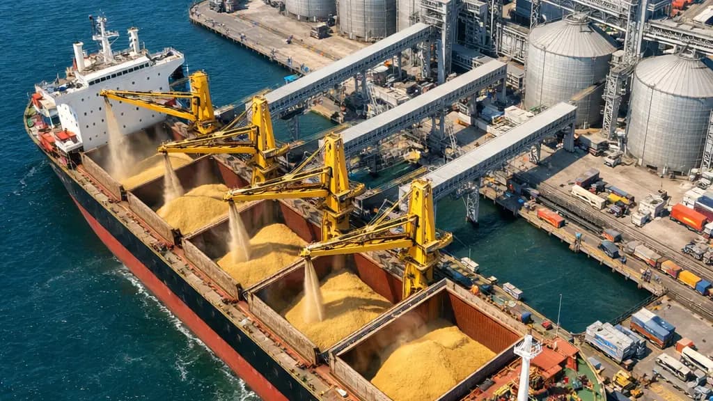 Congestión portuaria y cuellos de botella en la logística interior en el comercio de harina de soja