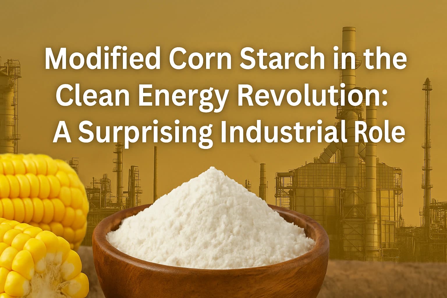 Modified Corn Starch in the Clean Energy Revolution: A Surprising Industrial Role