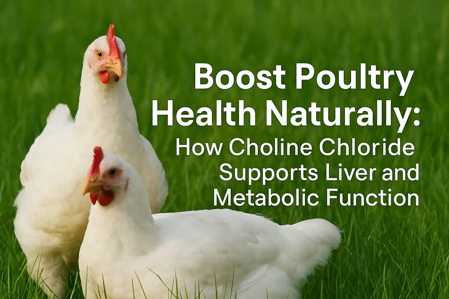 Boost Poultry Health Naturally: How Choline Chloride Supports Liver and Metabolic Function