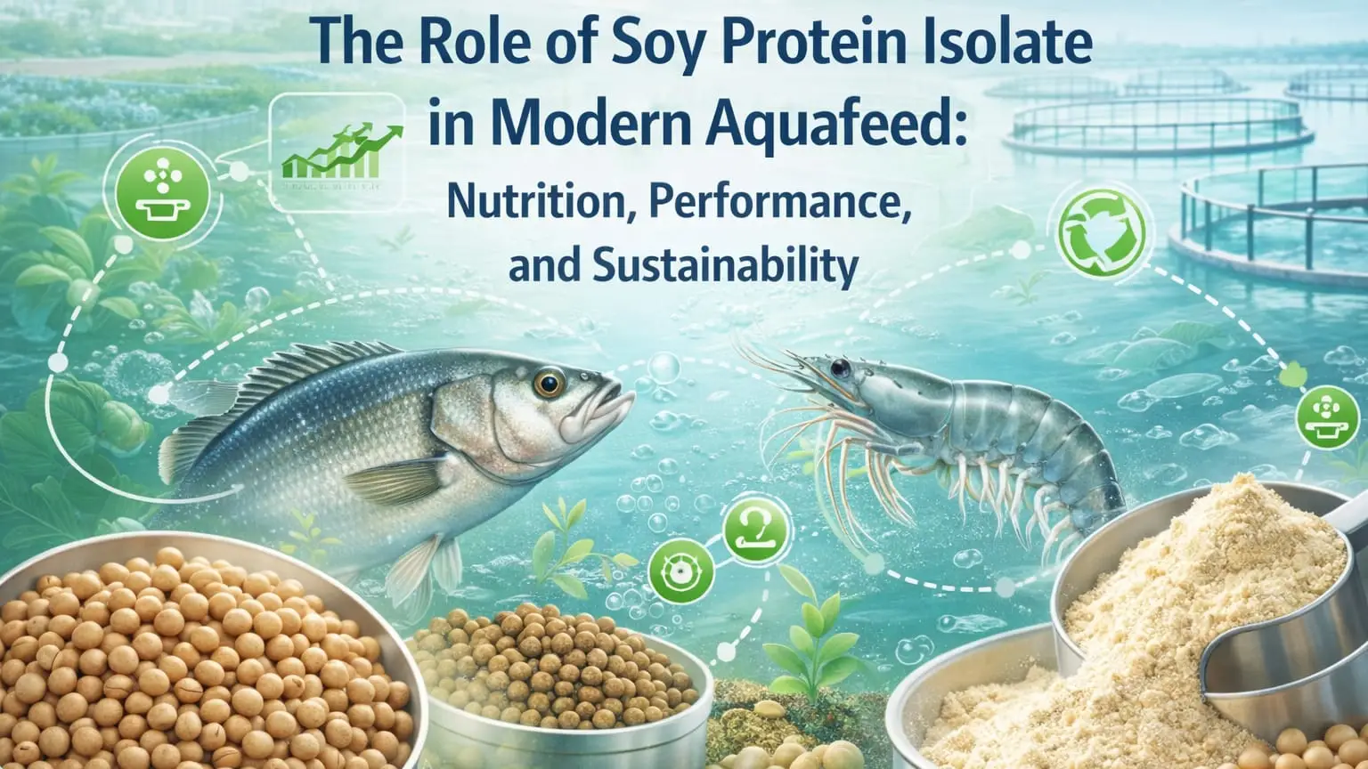 The Role of Soy Protein Isolate in Modern Aquafeed: Nutrition, Performance, and Sustainability