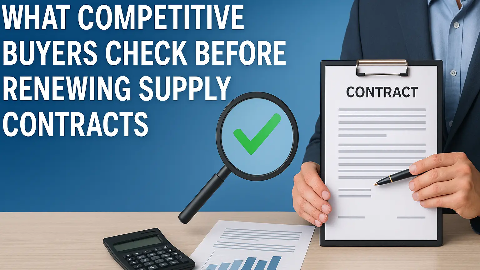 What Competitive Buyers Check Before Renewing Supply Contracts