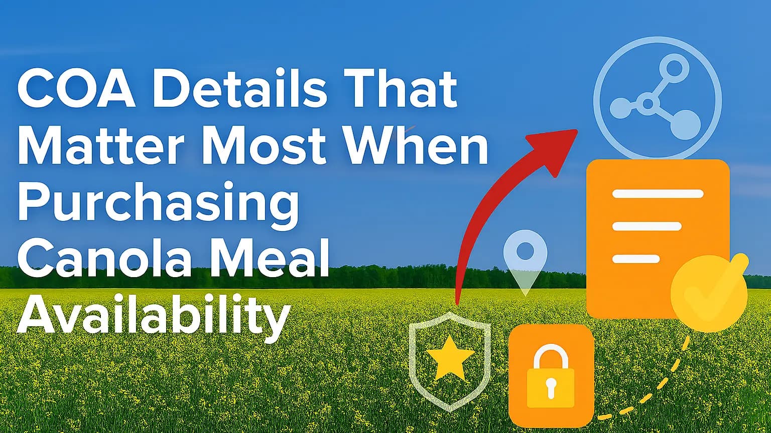 COA Details That Matter Most When Purchasing Canola Meal