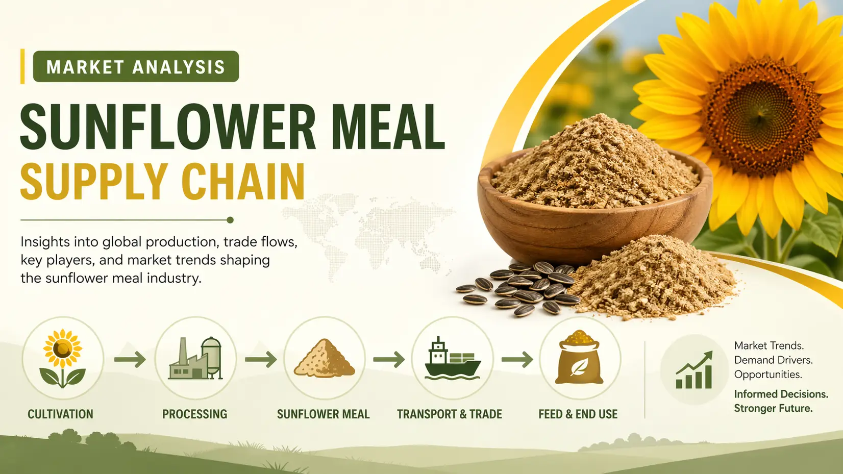 Sunflower Meal Supply Chain 2026: Global Trade, Prices & Logistics Outlook