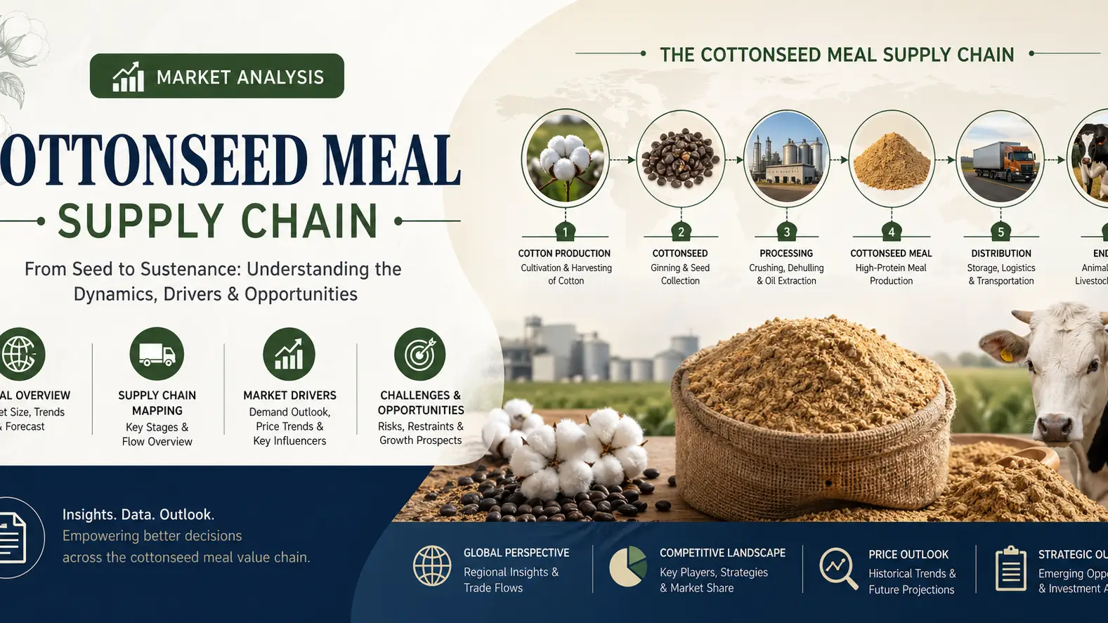 Cottonseed Meal Supply Chain Outlook 2026: Trade, Capacity & Demand Shifts