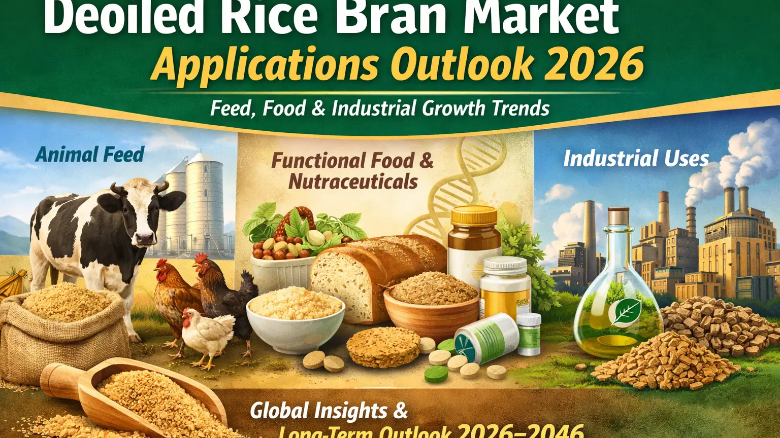 Deoiled Rice Bran Market Outlook: Feed, Food & Industrial Growth Trends 2026
