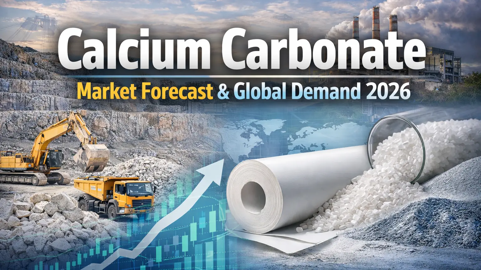 Tendencias del mercado de carbonato de calcio, pronóstico de crecimiento y perspectivas de la demanda mundial