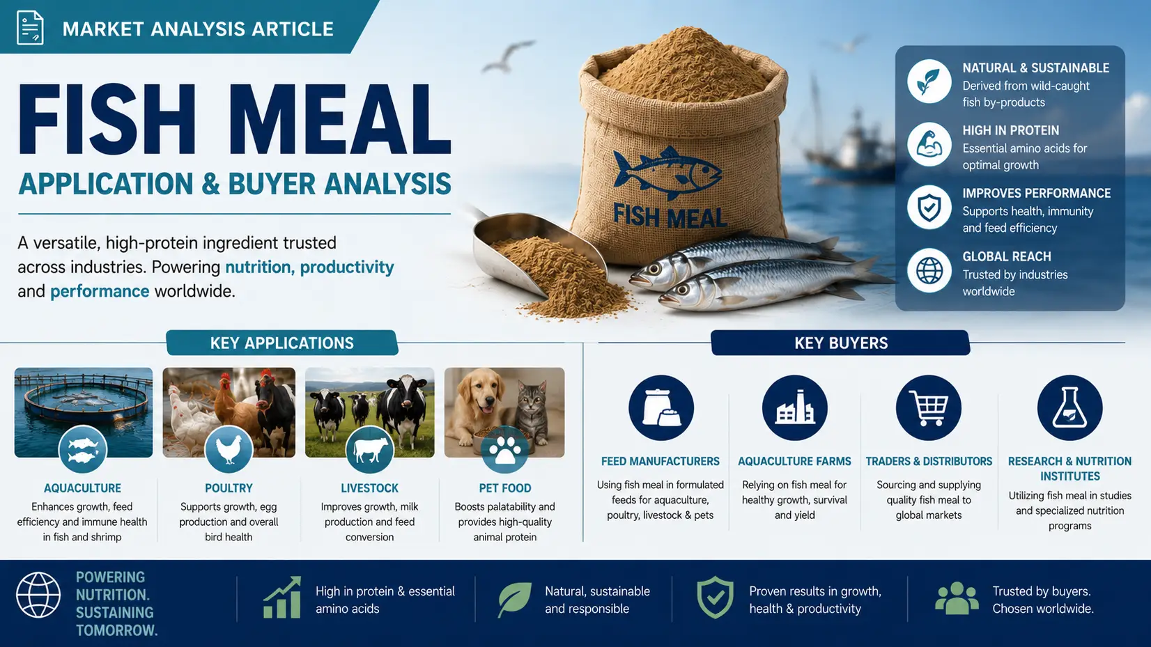Fish Meal Market 2026: Applications, Buyers, and Global Demand Shifts