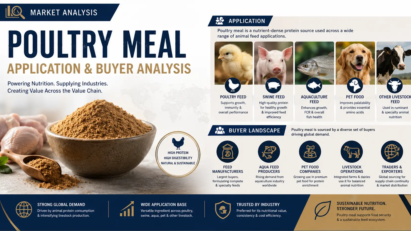 Poultry Meal Supply Chain Market Outlook 2026: Pricing, Trade, and Feed Demand