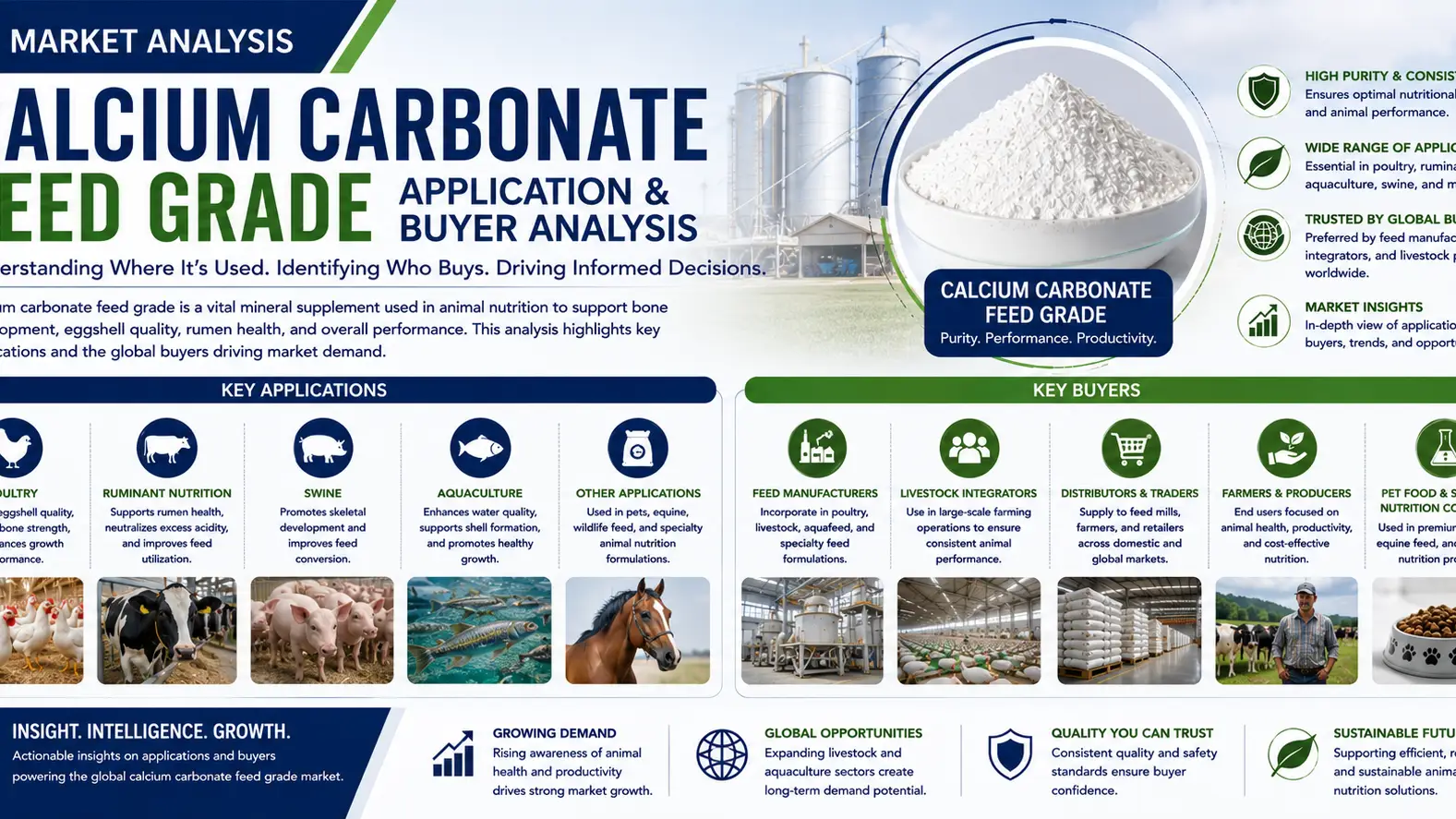 Calcium Carbonate Feed Grade Market 2026: Applications and Buyer Trends
