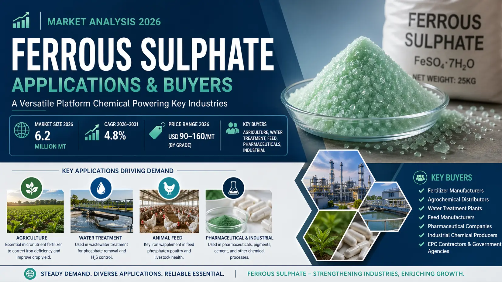 Ferrous Sulphate Monohydrate Market Trends, Buyers and Growth Outlook 2026