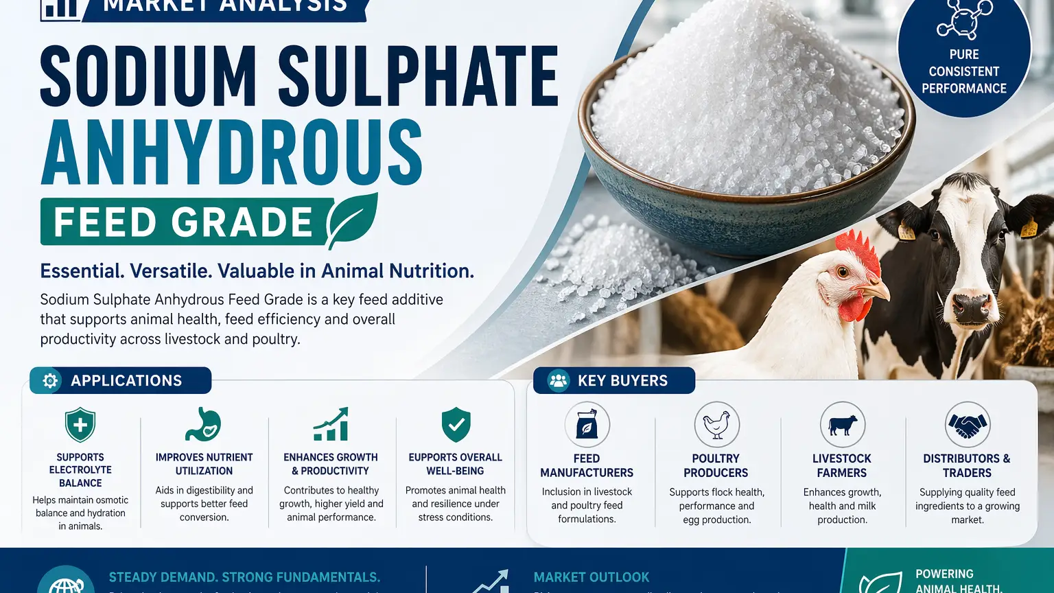 Sodium Sulphate Anhydrous Feed Grade Market 2026 Global Applications & Buyers