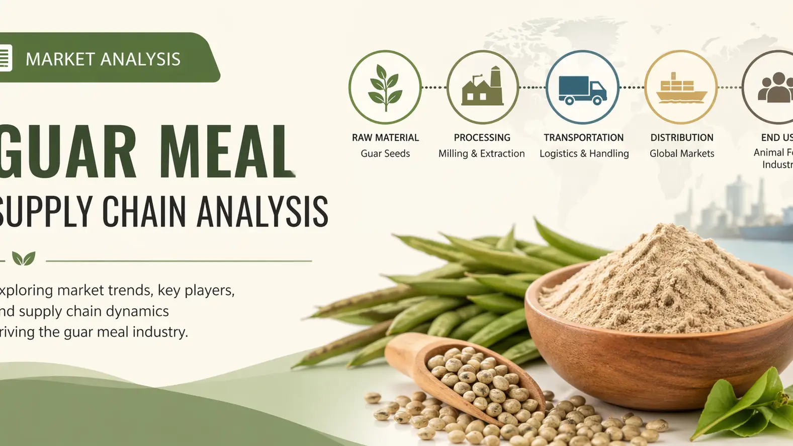 Guar Meal Supply Chain 2026: Trade, Processing, and Global Feed Demand Shifts