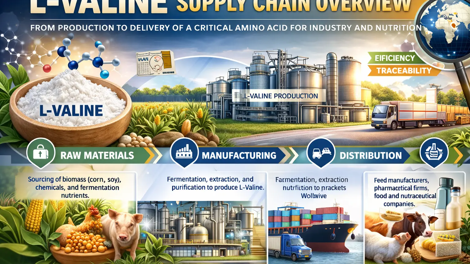 L-Valine Supply Chain Market 2026: Global Production and Trade Dynamics