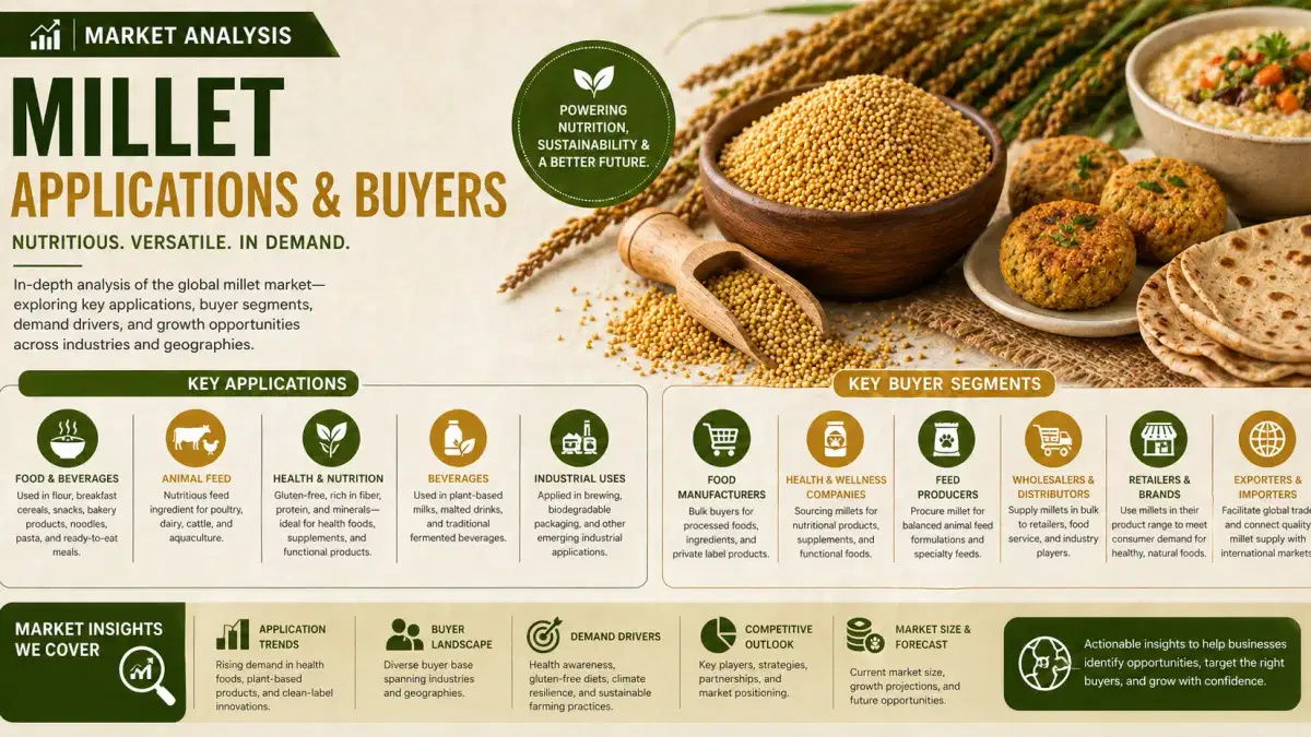 Millet Market 2026: se presentan las aplicaciones, los compradores y la dinámica del comercio mundial
