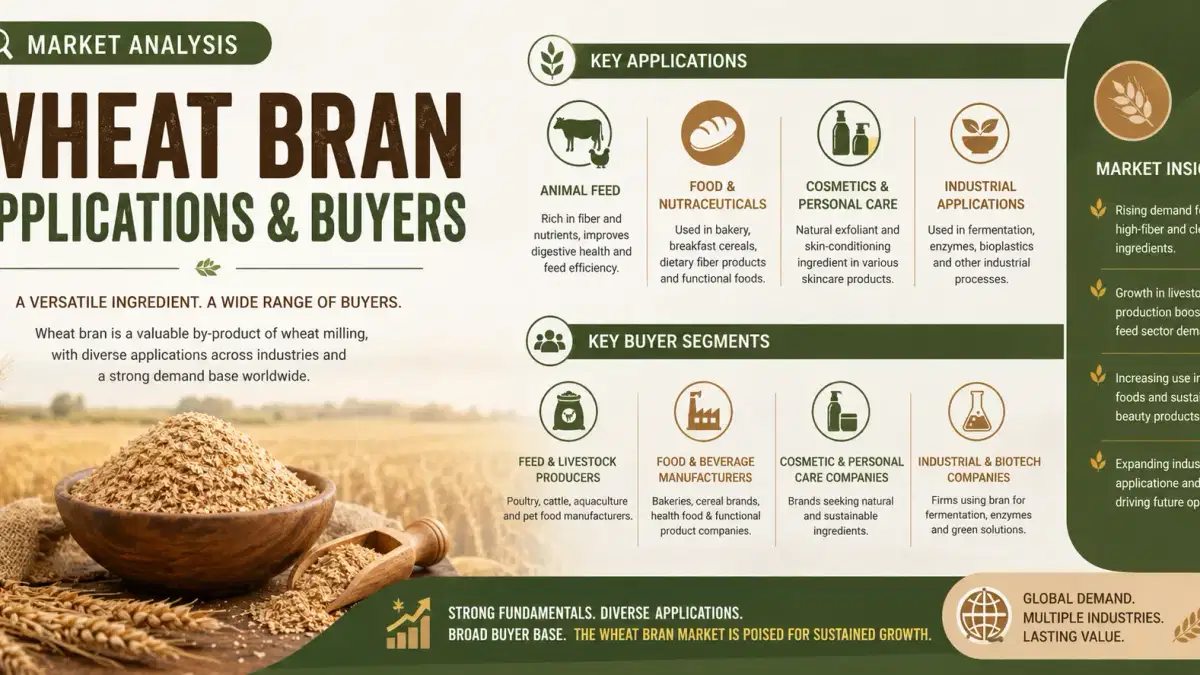 Wheat Bran Market 2026: Applications and Buyer Dynamics in Global Trade