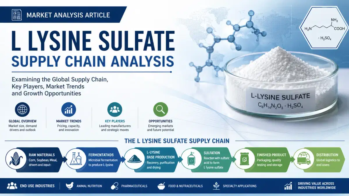 L-Lysine Sulfate Supply Chain Dynamics Reshaping Feed Markets in 2026