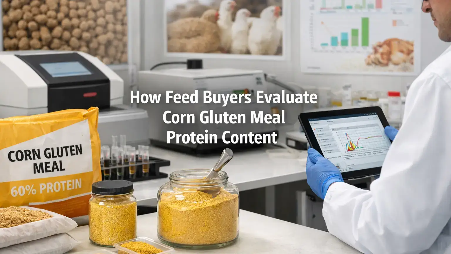 Cómo evalúan los compradores de piensos el contenido proteico de la harina de gluten de maíz